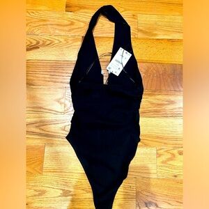 Black Zara Halter Swimsuit